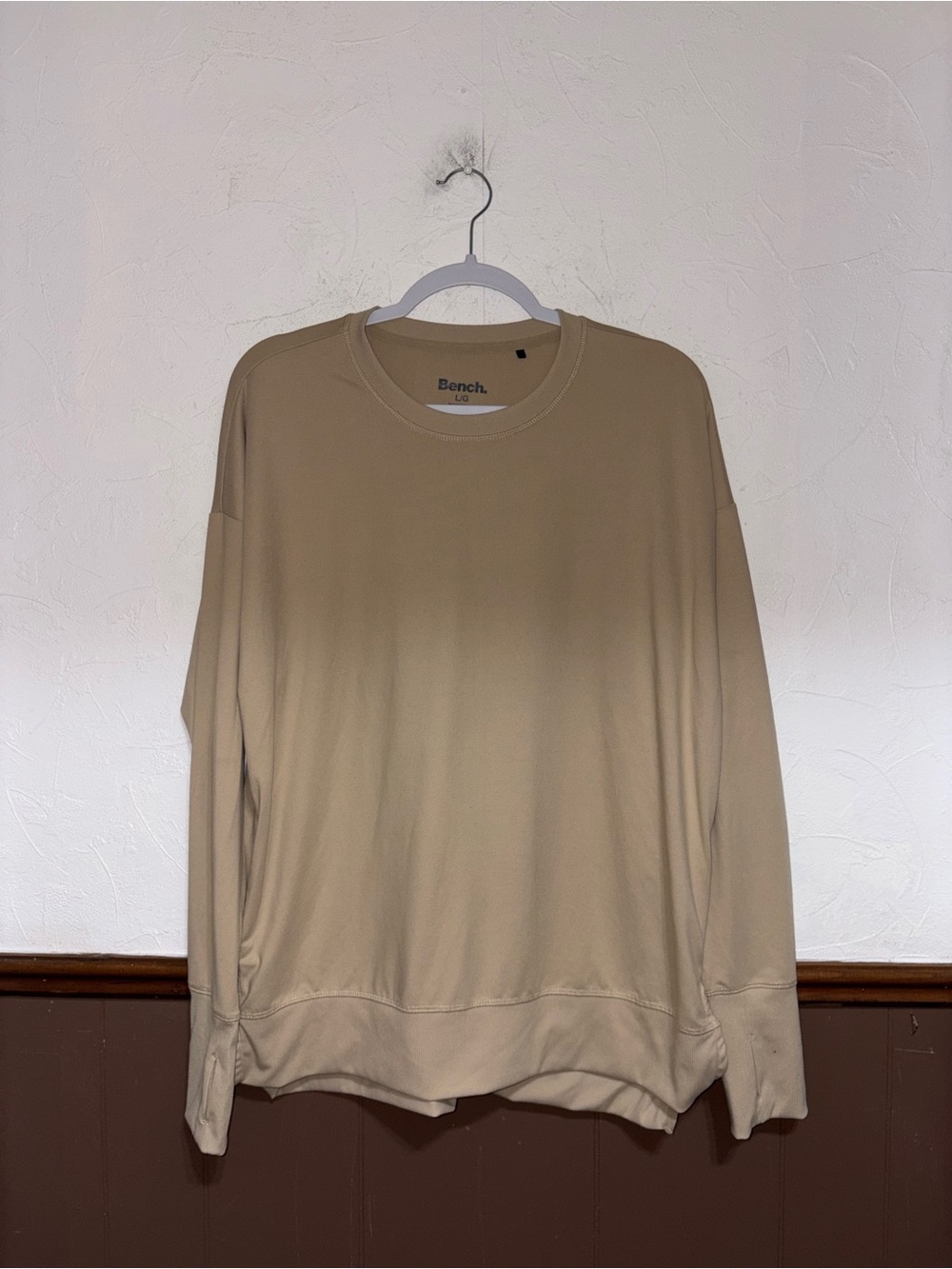 Bench | Cream Sweatshirt | Size Large